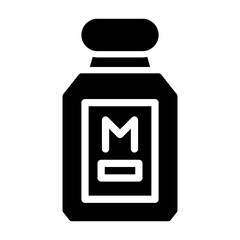 milk bottle Solid icon