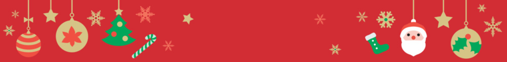 赤いクリスマスツリーの飾りの背景