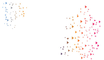 Vector light multicolors triangular pattern with gradient for your business design. 