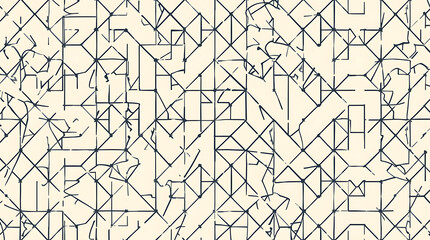 Trendy aesthetic abstract seamless pattern with geometric print. Minimalistic Organic brush stroke, ink texture. Simple design for wallpaper, textile, wrapping, packing, fabric, branding, decoration.