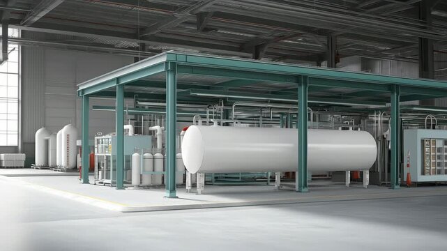 Station for filling cylinders with liquefied natural gas, transportation and storage of cylinders