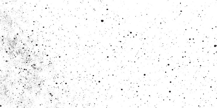 Grungy gritty subtle black splatter, dust,  grain speck grit grunge overlay on white background grain noise Speckle grain dot white paper noise texture