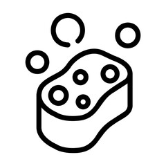 sponge Line Icon