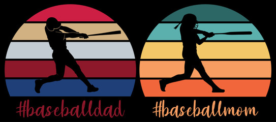Baseball Dad Sports Game Day T-shirt Design © DesignsBe