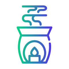 aromatheraphy Line Gradient Icon