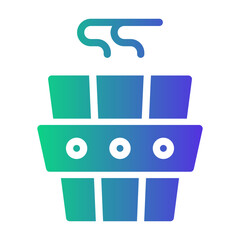 bucket Gradient icon