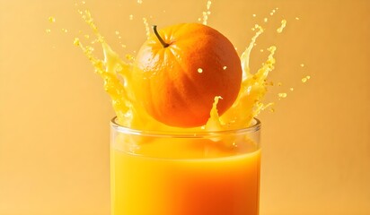 orange juice splash