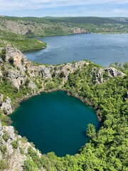 Floodplain karst field Prolosko blato (Prolosko Lake) and lake Mamic (Mamica lake), Croatia - Poplavno kr&scaron;ko polje Prolo&scaron;ko blato (Prolo&scaron;ko jezero) i kr&scaron;ko Mamića jezero (UNESCO GeoPark, Hrvatska)