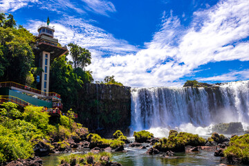 Foz do Iguacu Iguazu Falls waterfall fall waterfalls Argentina Brazil.