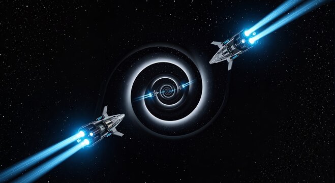 Spacecraft approaching a wormhole