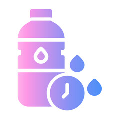 drink water Gradient icon