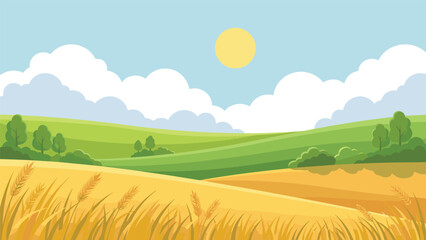 Seamless Natural Stone Wall Texture Vector Background Illustration, Featuring Smooth Rounded Pebbles and Grey and Beige Rock Pattern.