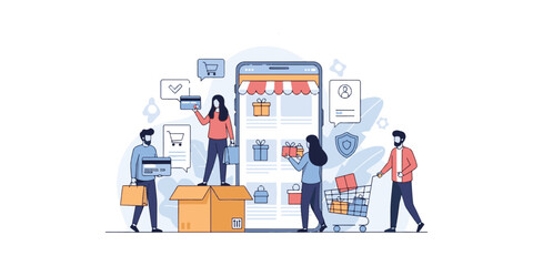 Medical professionals and businessman working together on a successful technology presentation screen