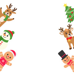 Christmas Frame illustration Background