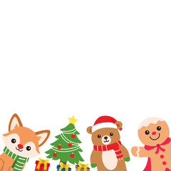 Christmas Frame illustration Background