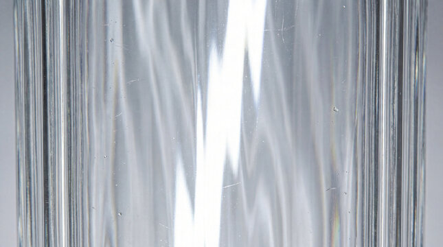 Abstract textured glass background with prismatic light refraction and caustics.
