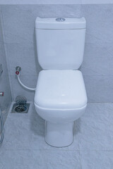 toilet bowl in bathroom