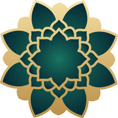 Fototapeta premium Mandala Gold Gradient