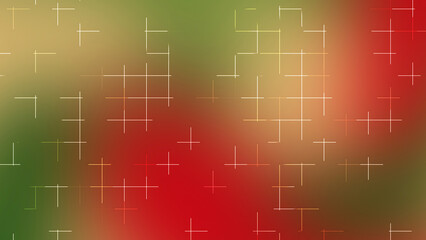Christmas Grid Line Background with Red and Green Gradient Glow