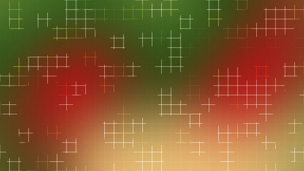 Christmas Gradient Grid Background with Festive Red and Green Glow