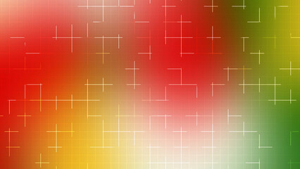 Red and Green Gradient Grid Line Background for Christmas Celebration Design
