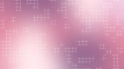 Romantic Pink Gradient Grid Line Valentine Background