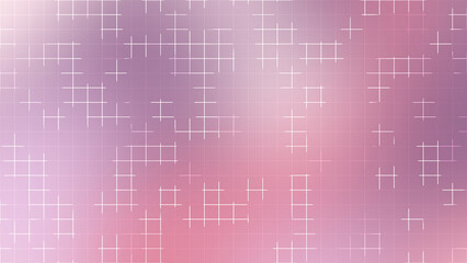 Romantic Pink Purple Grid Glow Background