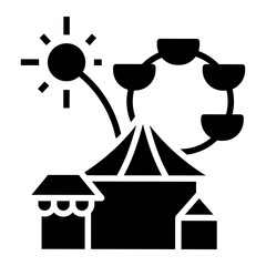 school holidays Solid icon