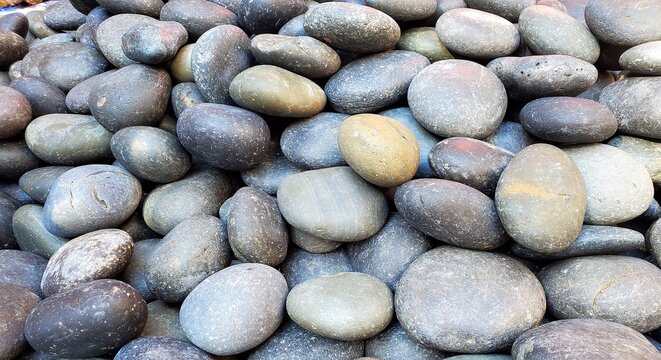 Smooth texture rocks stones background - Powered by Adobe