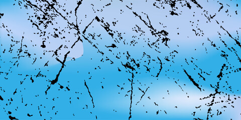 Abstract Blue Gradient With Black Scribble Texture For Modern Design And Concept Photos