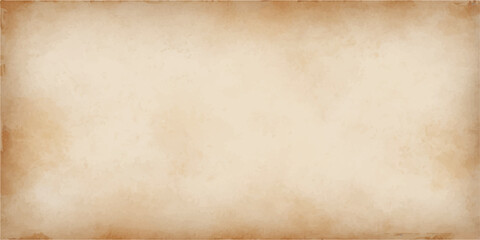 Old vintage parchment paper texture background with a brown stained grunge sheet