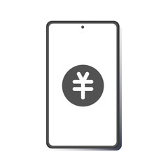 スマホとアイコンのイラスト素材　お金