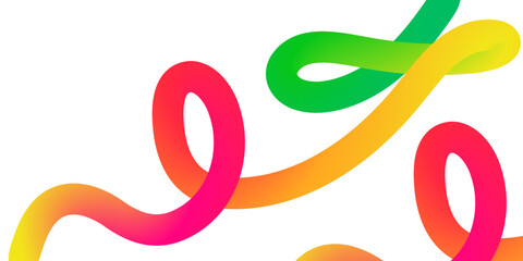 Colorful swirl elements with smooth gradients forming vibrant 3D carnival patterns ideal for festive celebration backgrounds party visuals and creative design themes