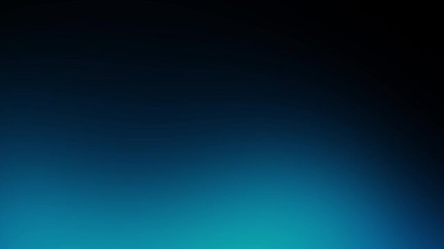 Abstract blue gradient background of soft blurred lights fluid motion on black. Glowing light blue lights flow, liquid backround with flashes. Information technology background, innovations. 4k loop.