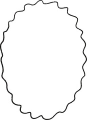 Christmas Whimsical Squiggly Frame