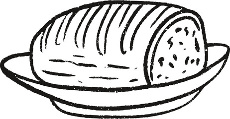 Sketch Christmas Cured Meat