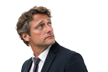 Exhausted businessman. Trouble. Exhaustion. Fatigue. Stress. Mental distress.