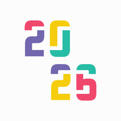 Colorful New Year 2026 Logo Designs for Celebrations and Calendars