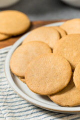 Sweet Homemade Gingersnap Cookies