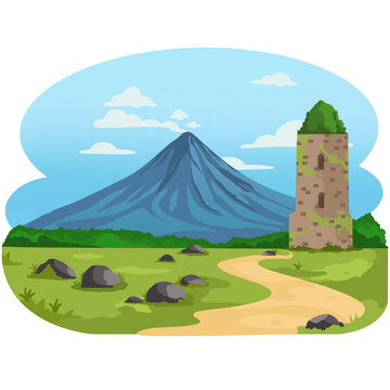 Mayon Volcano In Albay Philippines