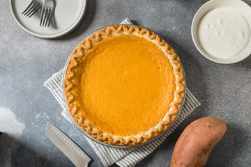 Homemade Festive Sweet Potato Pie