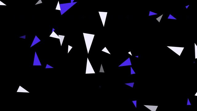 blue triangle particle