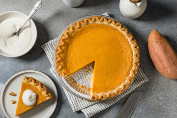 Homemade Festive Sweet Potato Pie