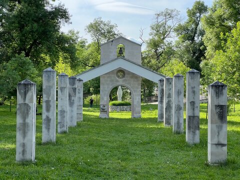 Imotski Marian Shrine Green Cathedral in the parish of St. Michael in Prolozac near Imotski, Croatia - Imotsko marijansko sveti&scaron;te Zelena katedrala u Prolo&scaron;cu kod Imotskog, Hrvatska