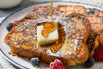 Sweet Homemade Challah French Toast