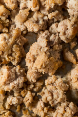 Cooked Homemade Minced Ground Turkey