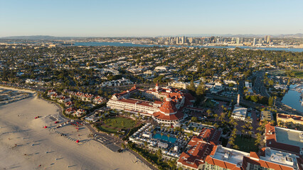 Naklejka premium The Hotel del Coronado in San Diego, California