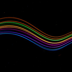 abstract background with rainbow