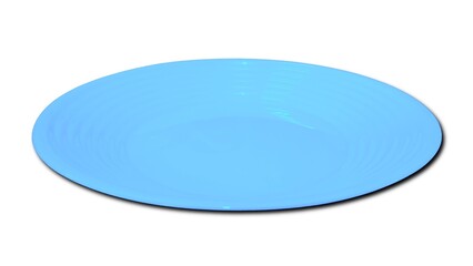 Plate of food. Soft colored dish.