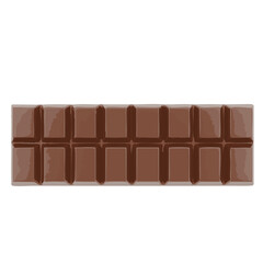 Realistic 3D Chocolate Bar